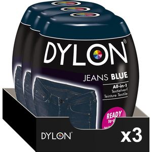 3x Dylon Textielverf Blue Jeans 350 gr