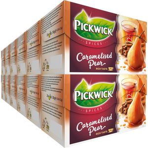 Pickwick Spices Caramelised Pear Zwarte Thee - 12 x 20 theezakjes