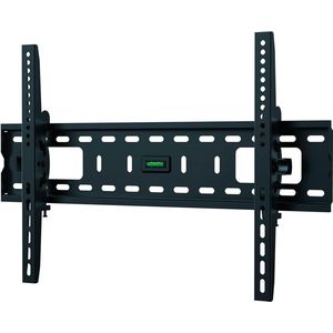 Zwart kantelbare muurbeugel voor TV en monitor met lange arm