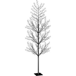 vidaXL-Kerstboom-1200-LED's-blauw-licht-kersenbloesem-400-cm