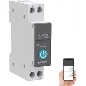 Slimme WiFi Schakelaar 16A 230V met Draadloze Afstandsbediening en App Besturing