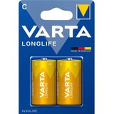 Varta Longlife Extra C Wegwerpbatterij Alkaline - 2 stuks