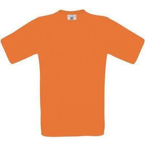 B&C Exact 150 Heren T-shirt Orange Maat XXL (onbedrukt - 5 stuks)