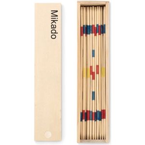 Mikado Spel in houten Kistje - 41 stokken 18cm - Geschikt voor kinderen vanaf 3 jaar