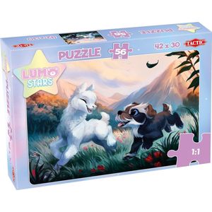 Lumo Stars Puzzel Llama and Puppy - 56 Stukjes