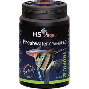 HS Aqua Freshwater Granules | voor kleine vissen 1000ML