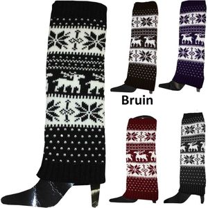 Beenwarmers - Legwarmers - Sleever - Noors motief - Bruin - Onesize