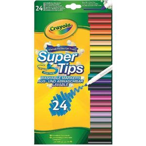 Crayola Stiften Met Superpunt 24st.