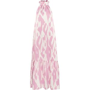 Halterjurk print - nieuwe collectie - lente/zomer - dames - roze - maat M