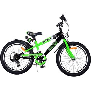 Volare Sportivo Kinderfiets - Jongens - 20 inch - Groen - 7 versnellingen