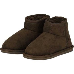 Morethansocks - Kinder pantoffels - Suede - Army - Maat 31/32 - Sloffen jongens - Sloffen meisjes