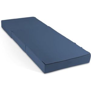 Logeerbed Opvouwbaar - Logeerbed Inklapbaar - Logeermatras Opvouwbaar - Blauw