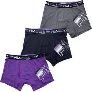FILA - boxershort heren - 3 stuks - model 3 - maat L - onderbroeken heren - Cadeau