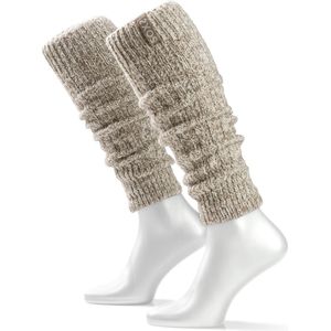 SOXS.co® Wollen beenwarmers | SOX3514 | Beige | One size | Warm Sand label