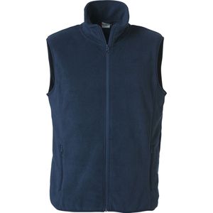 Clique Basic Polar Fleece Vest Dark Navy maat XL