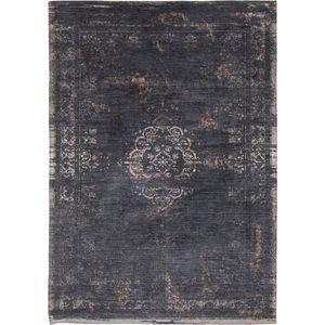 Louis de Poortere Vloerkleed - Medallion - Mineral Black 8263