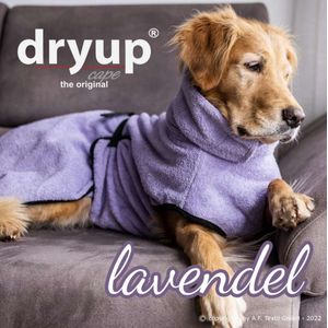 Dryup Hondenbadjas Lavendel maat 45cm