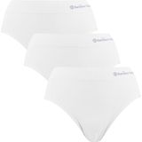 Comfortabel & Zijdezacht Bamboo Basics Belle - Bamboe Briefs (Multipack 3 stuks) Dames - Naadloos - Onderbroek - Ondergoed - Wit - XL