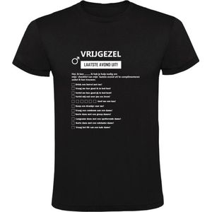 Vrijgezel To Do Checklist Heren T-shirt - vrijgezellenfeest - man - challange - party - feest - drank - uitdaging - to do list - grappig - cadeau