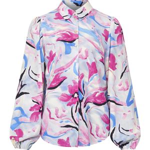 SISTERS POINT Ebbey-sh50 Dames Blouse - Pink/blue - Maat M