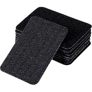 Consumerce® Rechthoekige Klittenband Patches – 4x6cm - 10 Stuks – Klitteband Naaibaar - Zelfklevend - – Velcro Tape Patch