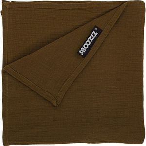 Snoozzz Hydrofiel doek XL Swaddle - de beste kwaliteit zachte Hydrofiel - 100% katoen - 120 x 120 cm - Bronze