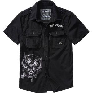 Brandit Motorhead - Vintage Shirt 1/2 sleeve Overhemd - 6XL - Zwart