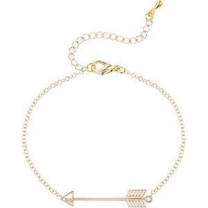 24/7 Jewelry Collection Pijl Armband - Róse Goudkleurig
