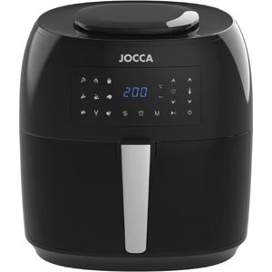 Jocca Airfryer 7.4L - Heteluchtfriteuse - Airfryers - Airfryer xl - Airfryer xxl - 1800W - Glans Zwart - 2075