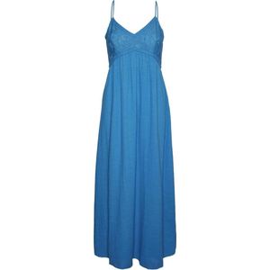 Vero Moda Jurk Vmkiva Singlet Long Dress Wvn Btq 10308590 Ibiza Blue Dames Maat - S