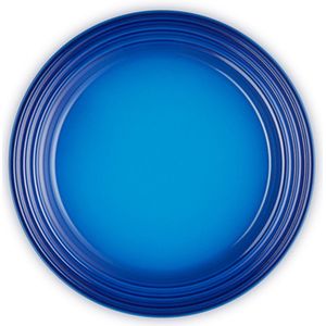 Le Creuset 4 aardewerken ontbijtborden Azure 22cm