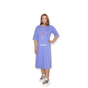 Ibramani Made With Love T-Shirt Royal Blue - Dames T-shirt Jurk - Zomer T-Shirt - Oversized T-Shirt - Premium Katoen - Dames Kleding