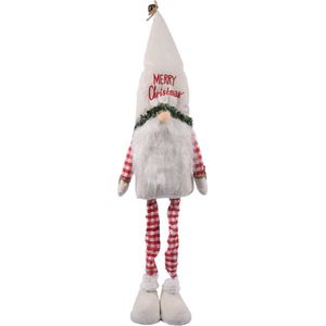 Gnome Staand 100 cm en laag naar 75 cm - Kerst Kabouter Puntmuts - Kabouters - Kerstman | Dwerg | Staand Puntmuts | Kerst zittende kabouter Gevuld met pluche | stabiele Gnome