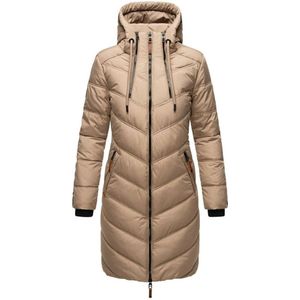 Comfortabel & Winddicht Marikoo Armasa - Winterjas Dames - Volwassen - Capuchon - Taupe - S