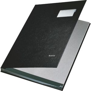 Leitz Vloeiboek Karton - 10 bladen - Zwart
