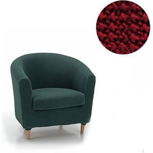 Ronde fauteuilhoes Milan 70-80cm breed rood breed | Fauteuil hoes