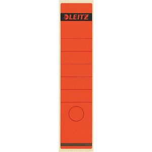 Leitz rugetiketten formaat 61 x 285 mm rood