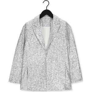 Goosecraft Bowie Sequine Blazer Blazers Dames - Zilver - Maat M