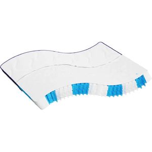 vidaXL - Pocketveringmatras - middelhard-hard - 180x200 - cm