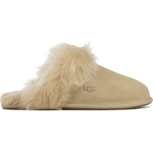 UGG Pantoffels Dames Sloffen / Instappers - Canvas  - Harde zool - Open hiel  - 1122750 - Zand - Maat 36