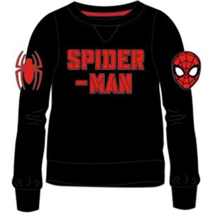 Marvel Spiderman - Sweater - Katoen - Zwart - Maat 122