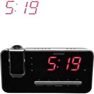 Equivera Wekkerradio Op Netstroom - Klokradio - Wekkerradio - Klokradio Met Wekker - Wekkerradio Dab - Wekker Dab Radio