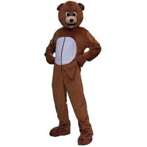 Bruine beer verkleed kostuum dierenpak