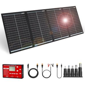 Zonnepanelen Compleet Pakket - Zonnepaneel met Stekker - Plat Dak - 200W