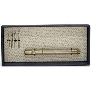 Authentic Models- kroontjespen met inkt - Silver Set - inkt pen - kroontjespen - Schrijfgerei