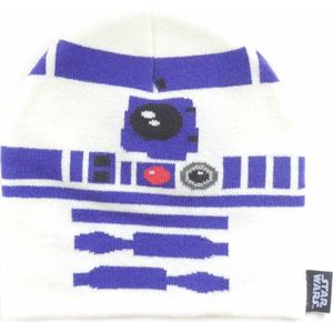 Disney Star Wars - Face R2D2 Beanie - Wit