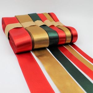 30 meter - Lot 6*5 METER Kerst linten - ***prima kwaliteit*** Kerstlinten kerstversiering - Satijn - Rood + Goud 40mm + Groen 25mm + Rood 20mm + Goud + Rood 15mm| Kerstlint | Cadeaulint | Kerst Lint