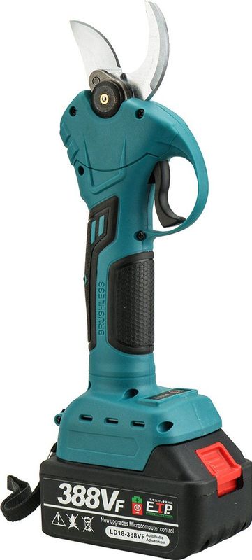 Elektrische takkenschaar Accu Borstelloze snoeischaar 30mm snijdiameter, elektrische tuinschaar met 1 accu