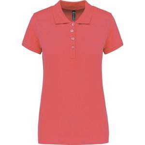 Kariban Piqué-damespolo korte mouwen K255 - True Coral - XL