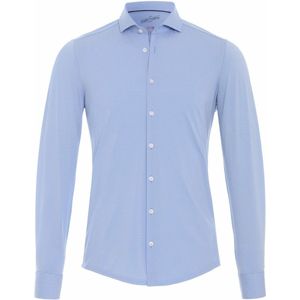 Pure - Functional Overhemd Lichtblauw - Heren - Maat 44 - Slim-fit